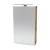 FACKELMANN SBC MILANO Gäste WC Spiegelschrank 40 cm breit, Braun hell, Türanschlag links + Aufsatzleuchte