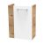 FACKELMANN SBC MILANO Waschbeckenunterschrank Gäste WC 45 cm breit, Weiß/Braun hell, Türanschlag rechts
