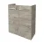 FACKELMANN SBC STANFORD Waschbeckenunterschrank Gäste WC 55 cm breit, Braun hell, 2 Türen