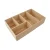 FACKELMANN Schubladen Organizer 20 cm breit, Braun, Buchenholz