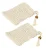 FACKELMANN Seifensäckchen, Beige, 2er Set, Sisal