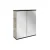 FACKELMANN TE-A Spiegelschrank 60 cm breit, Braun hell