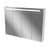 FACKELMANN TWINDY LED Spiegelschrank 110 cm breit, Weiß