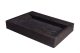 FORZALAQUA BELLEZZA Waschbecken 60 cm breit, Bluestone, Naturstein, ohne Hahnloch