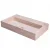 FORZALAQUA TARANTO Waschbecken 50 cm breit, Travertin, Naturstein, ohne Hahnloch