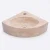 FORZALAQUA TURINO Waschbecken 30 cm breit, Travertin, Naturstein, mit Hahnloch