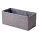 FACKELMANN Aufbewahrungskorb 28 cm breit, Grau, faltbar