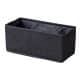 FACKELMANN Aufbewahrungskorb 28 cm breit, Schwarz, faltbar