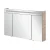 Fackelmann B.CLEVER LED Spiegelschrank 120 cm Braun hell