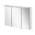 Fackelmann B.PERFEKT LED Spiegelschrank 100 cm breit, Weiß
