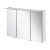 Fackelmann B.PERFEKT LED Spiegelschrank 100 cm breit, Weiß