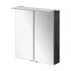 Fackelmann B.PERFEKT LED Spiegelschrank 60 cm breit, Anthrazit