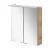 Fackelmann B.PERFEKT LED Spiegelschrank 60 cm breit, Braun hell