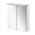 Fackelmann B.PERFEKT LED Spiegelschrank 60 cm breit, Weiß