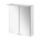 Fackelmann B.PERFEKT LED Spiegelschrank 60 cm breit, Weiß