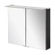 Fackelmann B.PERFEKT LED Spiegelschrank 80 cm breit, Anthrazit