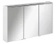Fackelmann DENVER LED Spiegelschrank 110 cm breit, Weiß