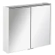 Fackelmann DENVER LED Spiegelschrank 80 cm breit, Weiß