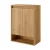 Fackelmann NATURA Doppel Midischrank 60,5 cm breit, Braun hell