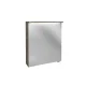 Fackelmann OXFORD LED Spiegelschrank 60 cm breit, Braun hell