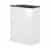 Fackelmann SBC KARA Gäste WC Set 2-teilig 45 cm, Weiß, links, Glas Anthrazit