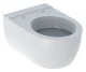 GEBERIT ICON Tiefspül-WC, Weiß, wandhängend, KeraTect, geschlossene Form