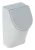 GEBERIT RENOVA PLAN Deckelurinal, Weiß, Zulauf und Abgang hinten, KeraTect