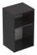 GEBERIT SMYLE SQUARE Badregal 36 cm breit, Anthrazit, 2 Fächer