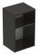 GEBERIT SMYLE SQUARE Badregal 36 cm breit, Anthrazit, 2 Fächer