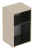 GEBERIT SMYLE SQUARE Badregal 36 cm breit, Beige/Anthrazit, 2 Fächer