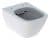GEBERIT SMYLE SQUARE Tiefspül-WC 49 cm, Weiß, spülrandlos, wandhängend