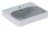 GEBERIT SMYLE SQUARE Waschbecken Keramik 50 cm breit, Weiß, KeraTect