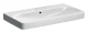 GEBERIT SMYLE SQUARE Waschbecken Keramik 90 cm breit, Weiß, ohne Hahnloch, KeraTect