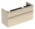 GEBERIT SMYLE SQUARE Waschbeckenunterschrank 118,4 cm breit, Beige, für Doppelwaschbecken