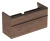 GEBERIT SMYLE SQUARE Waschbeckenunterschrank 118,4 cm breit, Braun dunkel