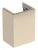GEBERIT SMYLE SQUARE Waschbeckenunterschrank 44,2 cm breit, Beige, Türanschlag links
