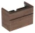 GEBERIT SMYLE SQUARE Waschbeckenunterschrank 88,4 cm breit, Braun dunkel