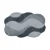GRUND CARMEN Badematte 70 x 120 cm, Grau