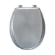 KAN WC-Sitz 2001 Exclusive, Silbermetallic
