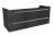 LANZET K1 Waschbeckenunterschrank 120 cm, Anthrazit Holzoptik