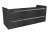 LANZET K1 Waschbeckenunterschrank 120 cm, Anthrazit Holzoptik