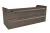 LANZET K1 Waschbeckenunterschrank 120 cm breit, Braun dunkel