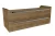 LANZET K1 Waschbeckenunterschrank 120 cm breit, Braun hell