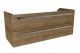 LANZET K1 Waschbeckenunterschrank 120 cm breit, Braun hell
