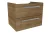 LANZET K1 Waschbeckenunterschrank 60 cm breit, Braun hell