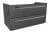 LANZET K1 Waschbeckenunterschrank 90 cm, Anthrazit