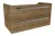 LANZET K1 Waschbeckenunterschrank 90 cm breit, Braun hell