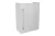 LANZET K3 WC Waschbeckenunterschrank Gäste WC 44 cm breit, Weiß, Türanschlag links