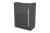LANZET K3 Waschbeckenunterschrank Gäste WC 44 cm breit, Anthrazit, Türanschlag links