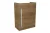 LANZET K3 Waschbeckenunterschrank Gäste WC 44 cm breit, Braun hell, Türanschlag links